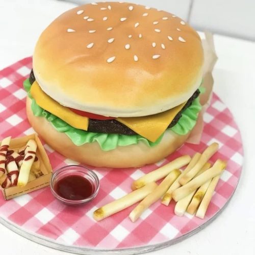 Sajtburger torta